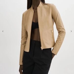 Lamarque Chapin Reversible Leather Jacket Sz XS